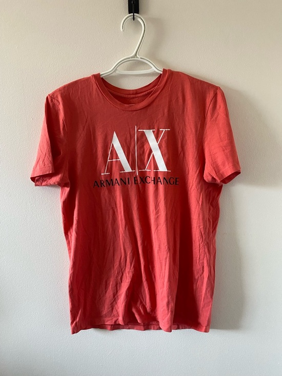 Armani Exchange Other - Armani Exchange Coral-Red AX Logo Short Sleeve Tee